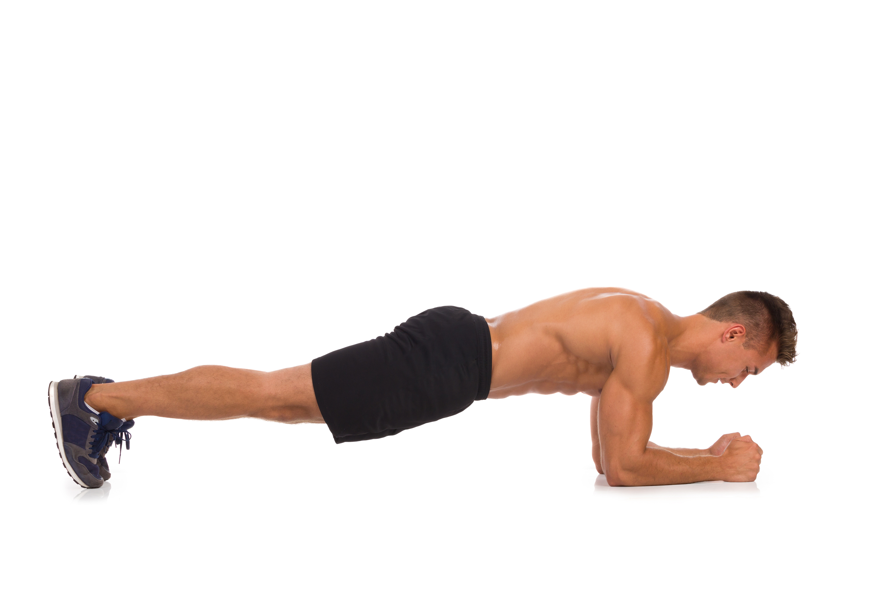 Elbow Plank. Isometric Stomach Exercise - Phoenix Concussion Recovery